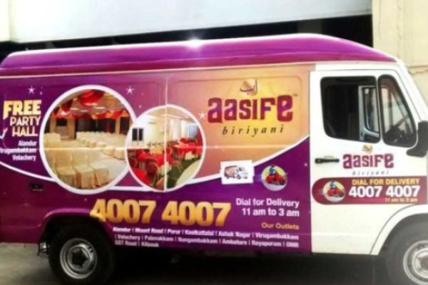 Full vehicle wrap by BrandLift advertising agency – vehicle branding Tiruppur
